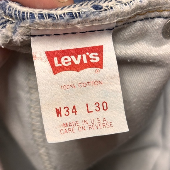 Levis Vintage Denim 517 Cutoffs Shorts Zipper 34X30 - Picture 2 of 8